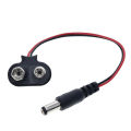 TZT 90 DC 9V Battery button power plug for Arduino Mega 2560 1280 UNO R3 132 9V battery buckle. 