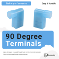 40pcs 90 Degree Insulated Female Push On Wire Terminal Connector. 