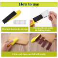 Nullmul Micro-Type Sander Kit with 50Pcs Sand Paper, 80 to 400 Grit Sandpaper Sheets 3.5 X 1.1 Inch Wet Dry Detail Sandpaper. 