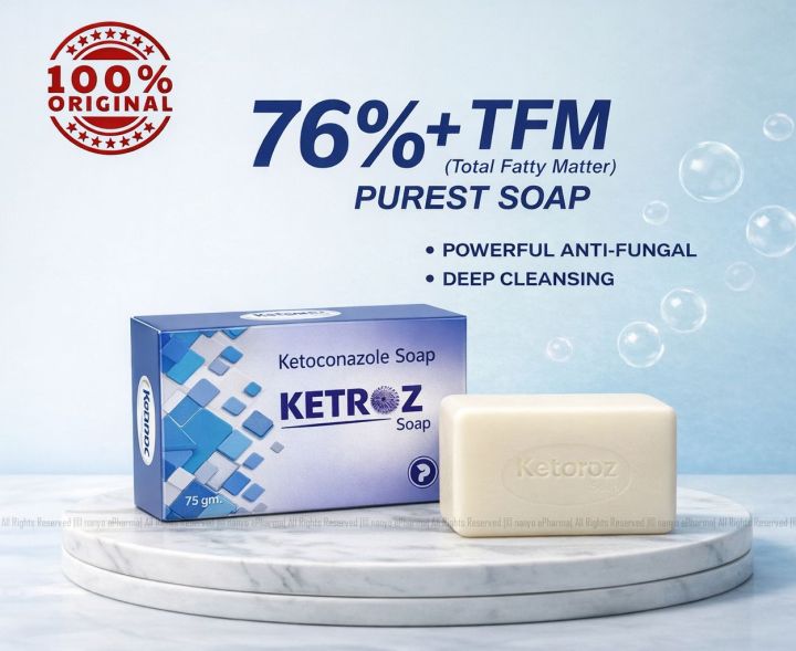 Sebandro Soap Ketoconazole Soap A Grade | Ketroz Soap | anti fungal soap , Anti ...