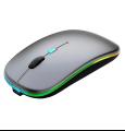 Dual Rechargeable Bluetooth and 2.4G Wireless Mouse 2 in 1 Mouse. 