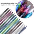 Zhitian Luxury Multicolor Eye Liner Pen Colored Eyeliner Waterproof Makeup Tools Blue Black Green Purple Pink Brown Eye Cosmestics. 
