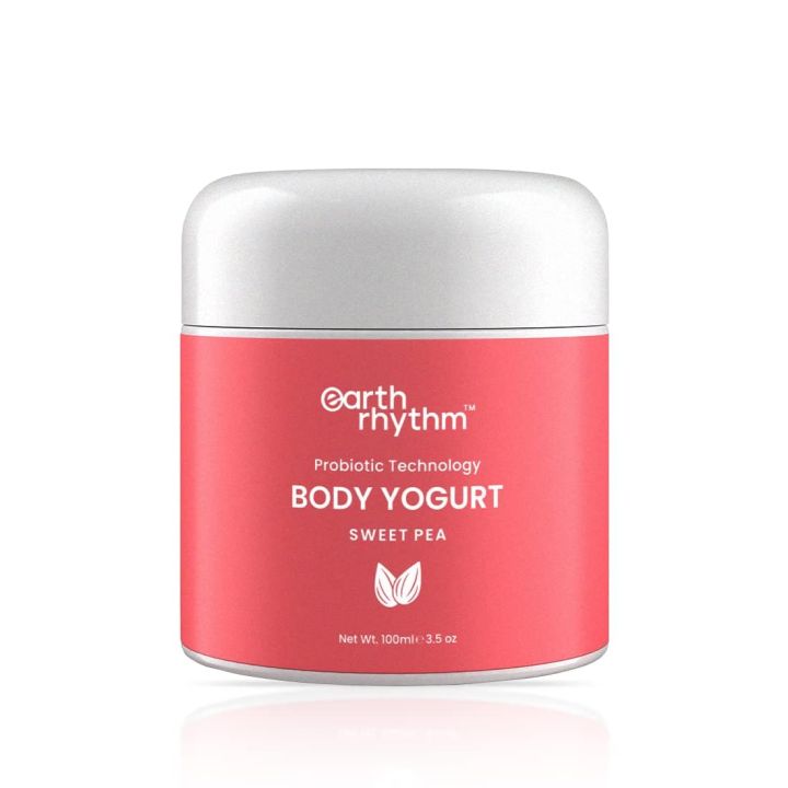 Earth Rhythm Kombucha Body Yogurt for Deeply Nourished, Moisturised and Glowing Skin | Light Weight Hydration | All Skin Types | Men & Women - 100ml