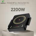 Videocon Life 2200 Watts Infrared Cooktop with Grill | Auto-Switch Off | 8 Preset Modes | Feather Touch Panel | Overheat Protection | Radiant Heating Technology  VD-INF2200X|1-Year Warranty. 