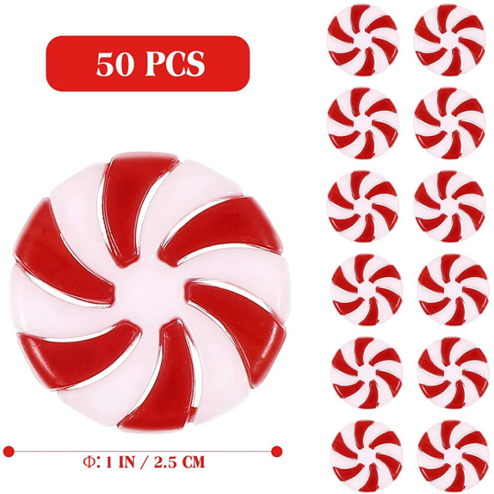 NAMUNY%20200Pcs%20Christmas%20Cane%20Christmas%20Tree%20Hanging%20Ornaments%20for%20Holiday%20Decoration%20Favors%2025mm%20-%20Image%202
