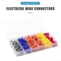 158Pcs 5 Colors Electrical Wire Connector Terminal Spring Inserted. 