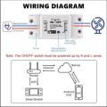 Wi-Fi Enabled 10A Breaker with Energy Monitoring for Smart Home. 