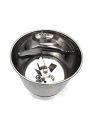 Stainless Steel Small Mixer Grinder Chutney Mini Jar only 0.4 L (Steel Black). 