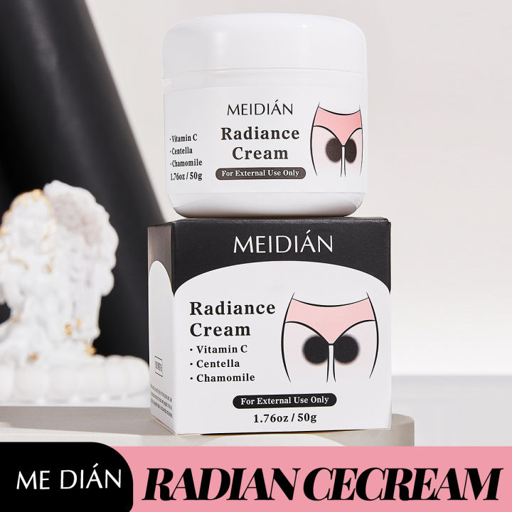 Cross-border English version MEIDIAN Glow Cream Melatonium Full English Armpits, Arms, Knees, Black Hydration, Wholesale