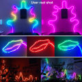 Gaming, DIY Timing Tape Silicone/21MeRGBW Neon LED Strip Light/3M Neon Rope Light Music RGBDreamcolor Chase Strip for Room. 