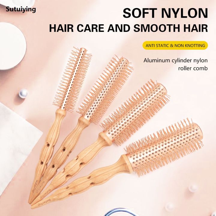 Sutuiying%20Professional%20Wood%20Round%20Curly%20Combs%20For%20Women%20Hairdressing%20Massage%20Fashion%20Brush%20Salon%20Barber%20Aluminum%20Tube%20Hair%20Styling%20Comb%20New%20Type%20-%20Image%202