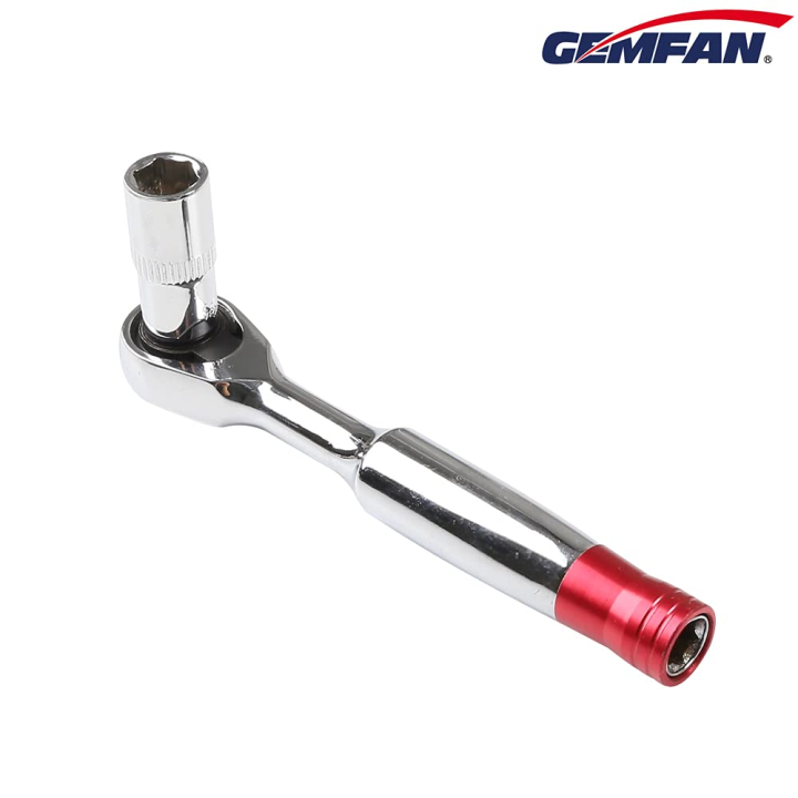 Gemfan%201/4"%208MM%20Ratchet%20Screwdriver%20Socket%20Wrench%20-%20Removable%20Tool%20for%20Brushless%20Motor%20Propeller,%20RC-Drone%20FPV%20Racing%20Parts%20&%20Accessories%20-%20Image%202