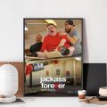 Movie Jackass Forever Poster No Framed Poster Kraft Club Bar Paper Vintage Poster Wall Art Painting Bedroom Study Stickers. 