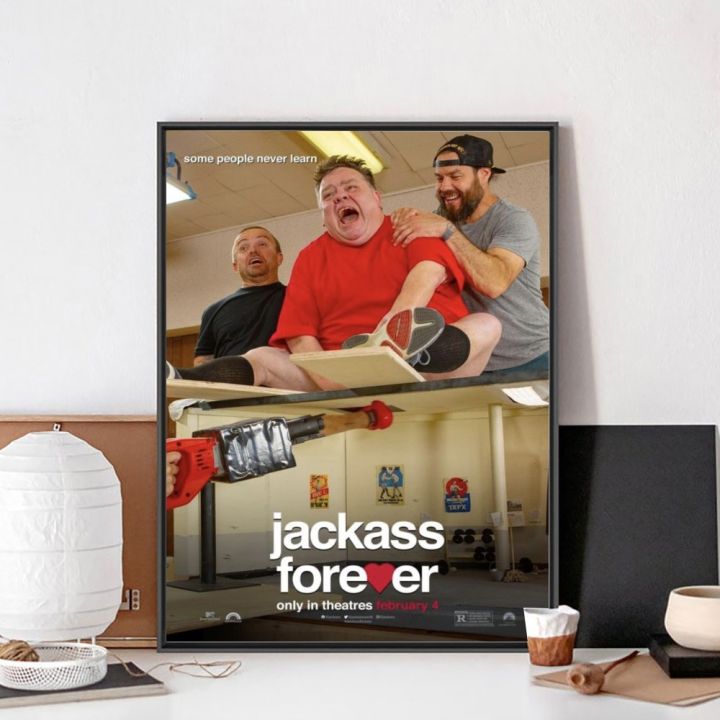 Movie%20Jackass%20Forever%20Poster%20No%20Framed%20Poster%20Kraft%20Club%20Bar%20Paper%20Vintage%20Poster%20Wall%20Art%20Painting%20Bedroom%20Study%20Stickers%20-%20Image%204