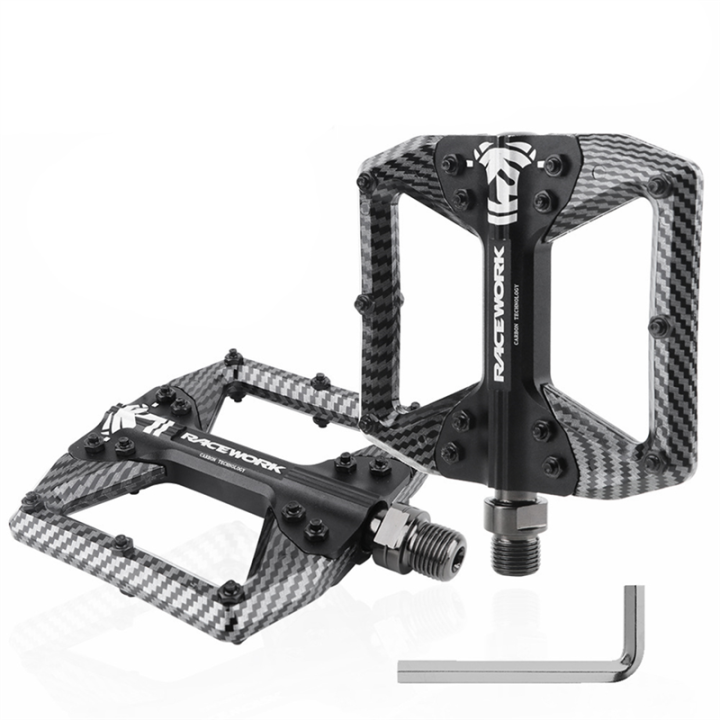 Road Bike Pedal Ultralight Nylon Sealed Bearings Carbon Coating