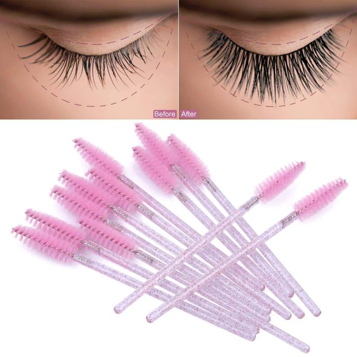 Disposable Eyelash Spoolie Brush for Professionals Eyelash Extension Tools Lashes Accessories 50pcs