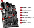 MSI B450 TOMAHAWK MAX AM4 AMD B450 SATA 6Gb/s ATX AMD Motherboard. 