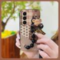 Skin-friendly feel Simplicity Phone Case For itel A95 Dirt-resistant cute protective case soft case Bear bracelet. 
