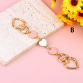 Bag Extension Chain Crossbody Purse Heart-shaped Chain Strap Handbag Hanging Buckle DIY Chain Charm Shoulder Bag Accessories. 