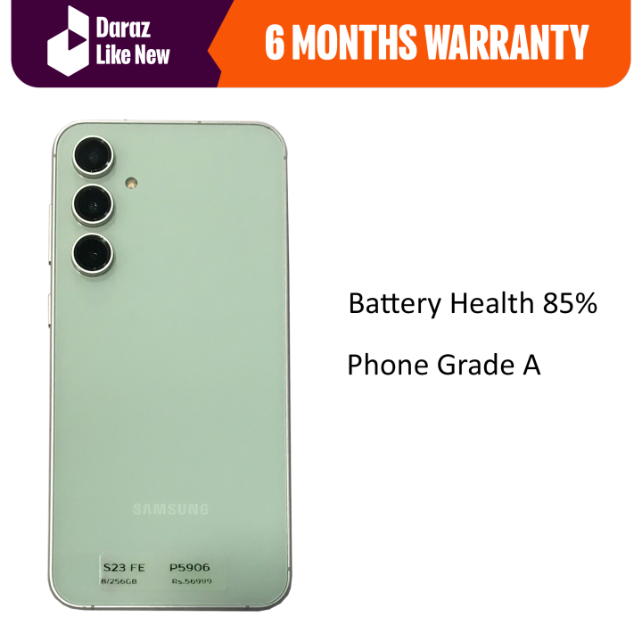 ( Renewed ) Samsung Galaxy S23 FE - 8/256 GB Mint - NTA / MDMS Approved