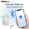 Sutuiying YERSIDA Original HT18 TWS Wireless Bluetooth Earphones HIFI Stereo Sales promotion Sports Headphones with Mic Suitable for xiaomi and iphone. 