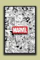 Marvel Spider-Man Comic Collage Printed Wall Poster – Black & White Superhero Artwork | One Piece Frame. 