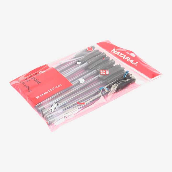 Nataraj%20Fine%20Ball%20Point%20Pens%20Smooth%20Writing%20(Black%20Ink%20)%20Pack%20Of%2010%20-%20Image%204