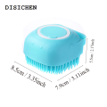 DISICHEN New style New Bathroom Cat Cleaning Brush Bath Massage Gloves Brush Soft Safety Silicone Pet Accessories for Cats Dogs Grooming Supplies. 