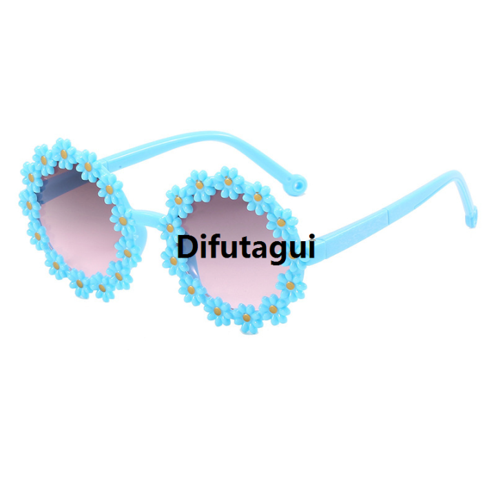 Difutagui%20High%20Quality%20%5B%20New%20%5D%20Outing%20Spring%20Sunglasses%20Trendy%20Cute%20Children%20Portable%20Daisy%20Glasses%20Children's%20Sunglasses%20Girl%20Cute%20Flowers%20Sunglasses%20-%20Image%206