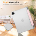 Transparent back case for 2022 iPad 10th Generation A2757 A2777 iPad 10 10.9 inch shockproof cover protective casing iPad 11th Gen 11 inch A16 A3354 A3355 A3356 holder with pencil slot bracket. 