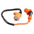 Racing Ignition Coil for GY6-50 GY6 50CC 125CC 150CC Engines Moped Scooter ATV Quad Motorcycle High Pressure Coil. 