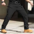 Pant Multi Pocket Tactical Stylish Stretchable Waterproof Softshell Outdoor Men's Cargo Trouser. 