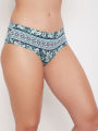 Clovia - Women Mid Waist Floral Print Hipster Panty with Inner Elastic in Multicolour - Cotton. 