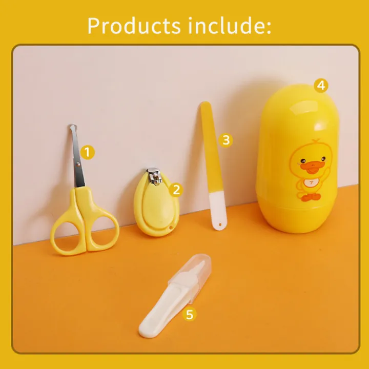 Baby%20Manicure%20Set:%20Safety%20Care%20Nail%20Trimmer,%20Clipper,%20Scissor,%20Tweezers%20-%204-Piece%20Essential%20Tool%20Kit%20-%20Image%205