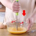 Hand Push Egg Whisks Kitchen Wisk for Cooking Blending Whisking Beating and Stirring, 1 Pieces Whisk Blender for Home. 