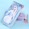 Cartoon Frozen Anna Elsa Pen Bag Snowflake Zipper Exquisite Stationery Organizer Dirt-proof EVA Pen Storage Bag Students. 