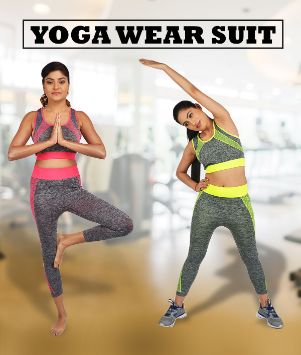 Slimming Running Yoga Fashion Wear Suit Women Outfits Breathable Exercise Stretchable Daraz .np