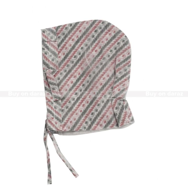 White%20Cotton%20Dhaka%20Printed%20Bhoto,%20Cholo,,Trouser%20And%20Topi%20Set%20For%20Kids-Small%20-%20Image%205