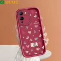UCUC for Infinix Note 12 G96 Back Cover Full Screen Color Bow Tie Soft Silicone Square Ladder Phone Case. 