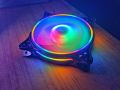 3 Pcs Computer Fans Cooling Fan Rgb Internal External Light Emitting. 