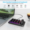 Custom Keyboard Hotswap Keypad Volume Button Programming Macro Gaming Black, 12 Keys 2 Knob Bluetooth. 
