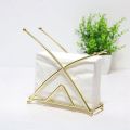 2Pcs Tabletop Napkin Holder Dispenser Stand Dinner Table Napkin Organizer Dining Table Wrought Iron Paper Towel Clip. 