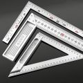 Professional Double Sided Scale Angle Square Ruler Measuring Tool 30/50CM Right Angle Gauge Stainless Steel 90 Degree Turning Ruler Woodworking. 