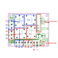 NAMUNY 2X Universal Wireless Remote Control Switch DC 12V 4CH Relay Receiver Module with 4 Channel RF Remote 433Mhz Transmitter. 