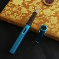 【Mega calligraphy pen metal colorful aluminum rod posture ink student pen gifts sales. 
