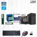 Budget Desktop Set with Intel Core i5 6th Generation, 8GB DDR4 Ram, 256GB SSD, Integrated Graphics Card, keyboard and Mouse and Wifi Dongle/Ethernet Cable. 