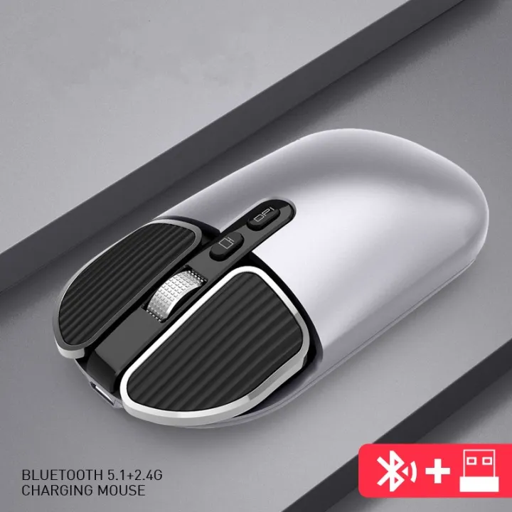 M203%20Bluetooth%20Dual%20Mode%20Rechargeable%20Wireless%20Mouse%20-%20Image%202