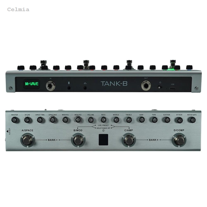 Celmia%20M-VAVE%20Tank-B%20Bass%20Multi-Effect%20Pedal%20Rechargeable%2036%20Presets%209%202025%20Preamp%20Slots%208%20IR%20Cab%20Slots%203%20Modulation/Delay/Reverb%20Effects%20-%20Image%202