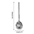 Korean Stainless Steel Thickening Spoon Creative Long Handle Hotel Hot Pot Spoon. 