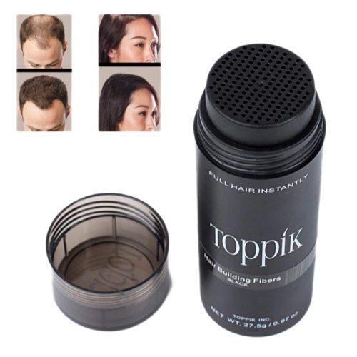 TopPik Hair Fibers with Comb & Applicator Effortless Application for Thicker, Fuller Hair
